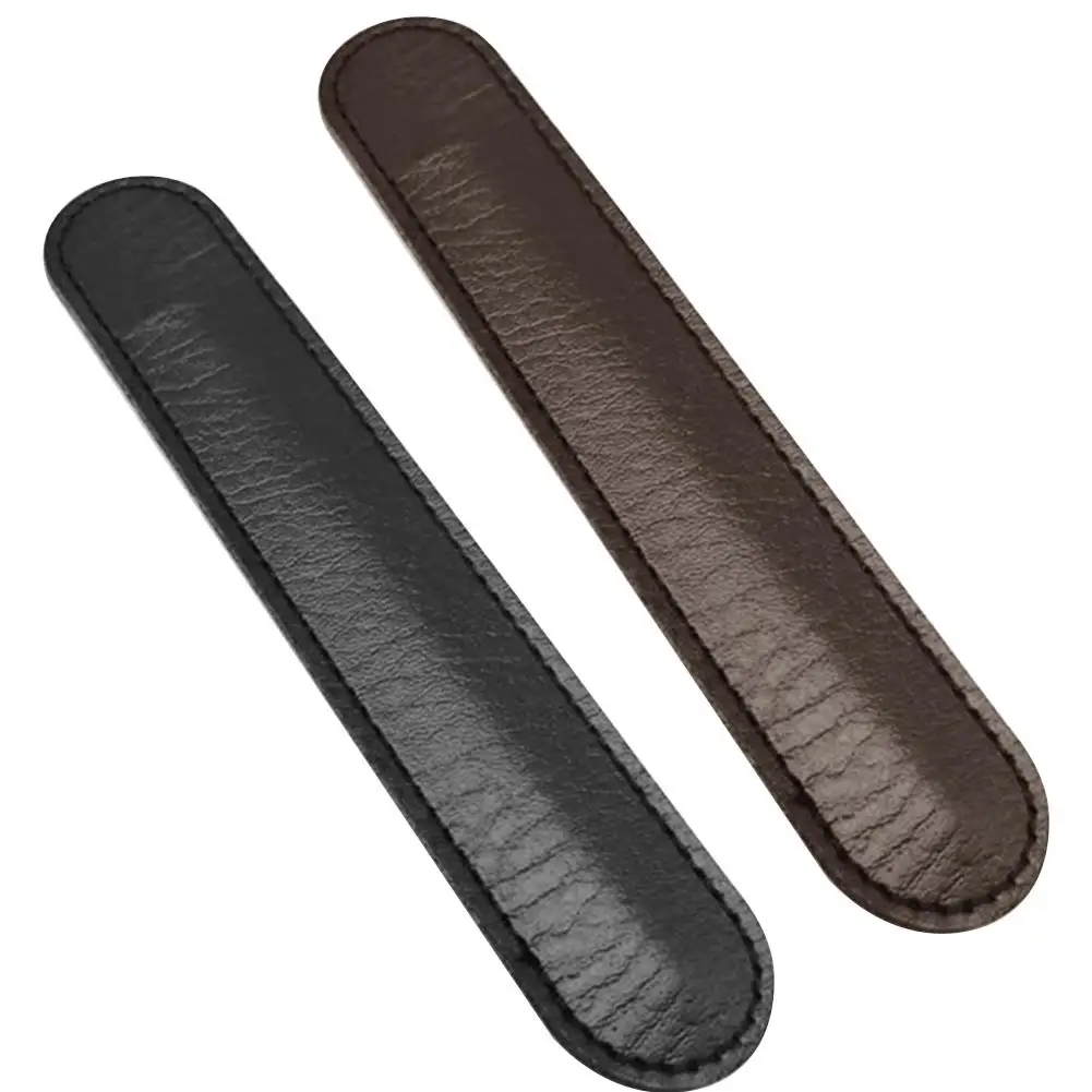 

PU Leather Pencil Pen Case Brass Pen Case Portable Stylus Bag