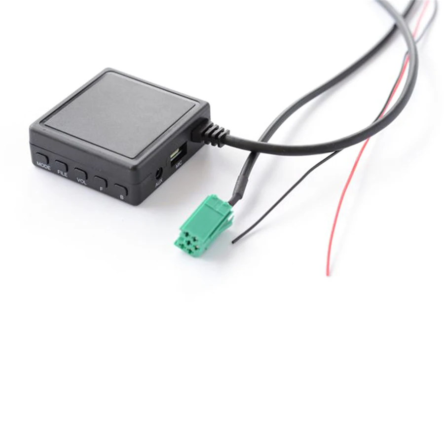 3,5 мм автомобильный аудио кабель микрофон медиа AUX TF USB музыкальный адаптер беспроводной для мини вход ISO 6Pin Renault стерео