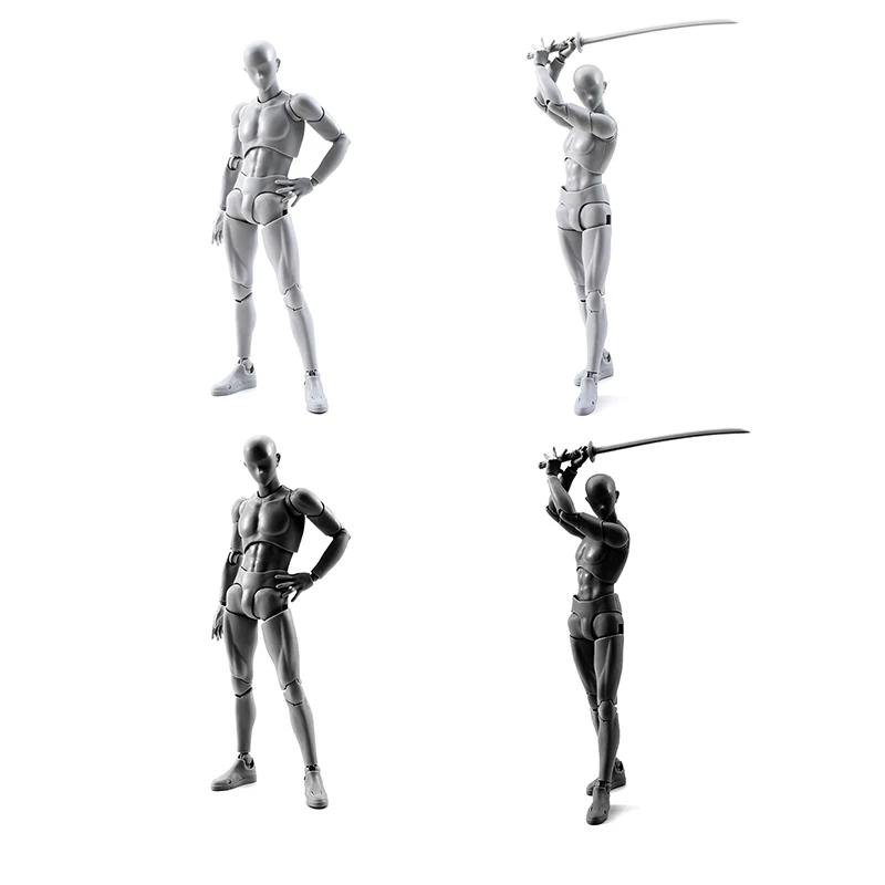 Модель Фигурки Человека, манекен, Женский комплект с коробкой, аниме, статуэтка феррита, подвижные фигуры для рисования тела для художников