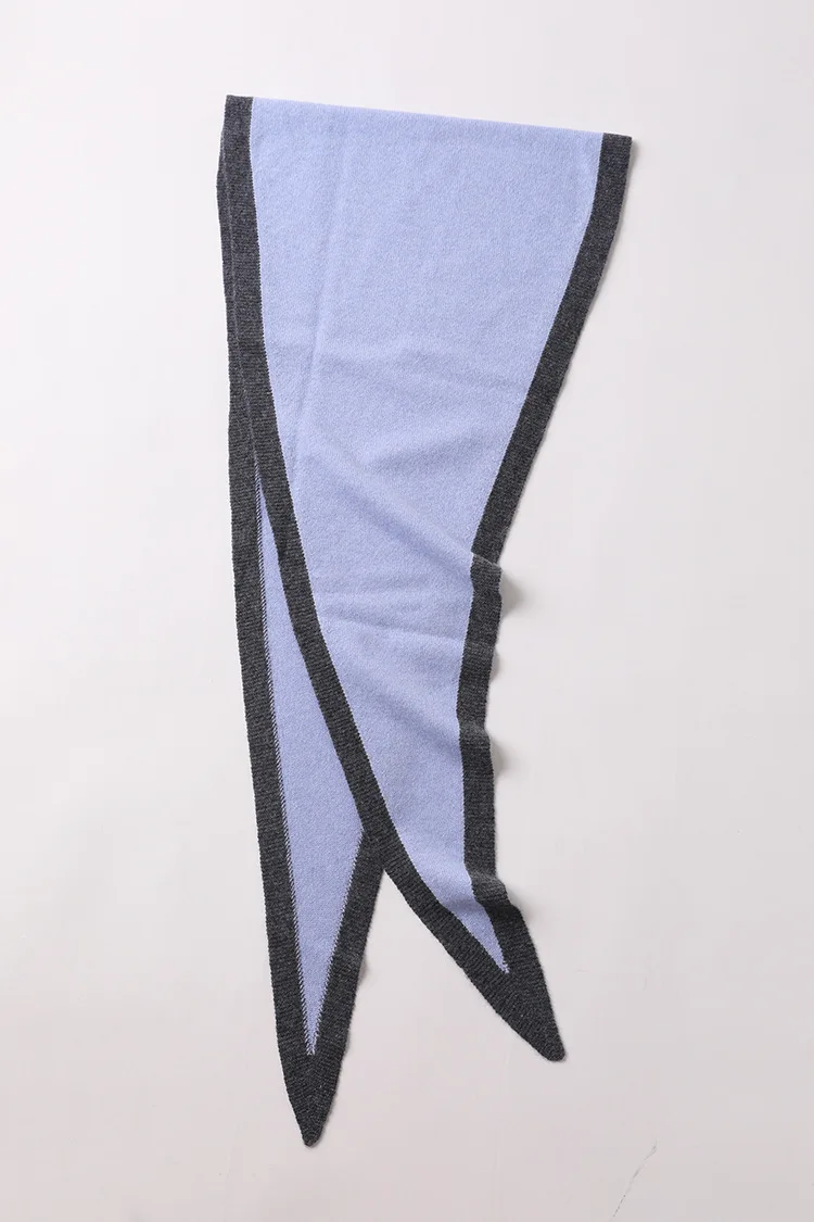 CAVME чистый кашемир треугольный шарф мягкий вязаный кашемировый шарф для женщин элегантный подарок для женщин Обертывания 65 г