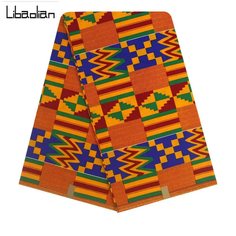 Хлопок высокое качество нигерийский Анкара цветочный принт голландский воск 6 ярдов Голландский Воск Принт ткань настоящий воск хлопок F911-28