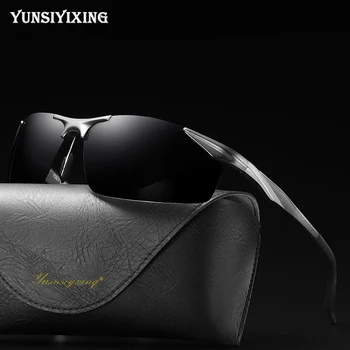 

YUNSIYIXING Aluminum Magnesium Fashion Polarized Sunglasses Men Luxury Brand Sun Glasses 2020 Male Goggles Shadow UV400 YS2206