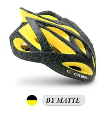 CIGNA сумка для велоспорта mtb y bicicleta de carretera casco sшипер ligero moldeado integrado para hombres y mujeres cascos - Цвет: BY MATTE