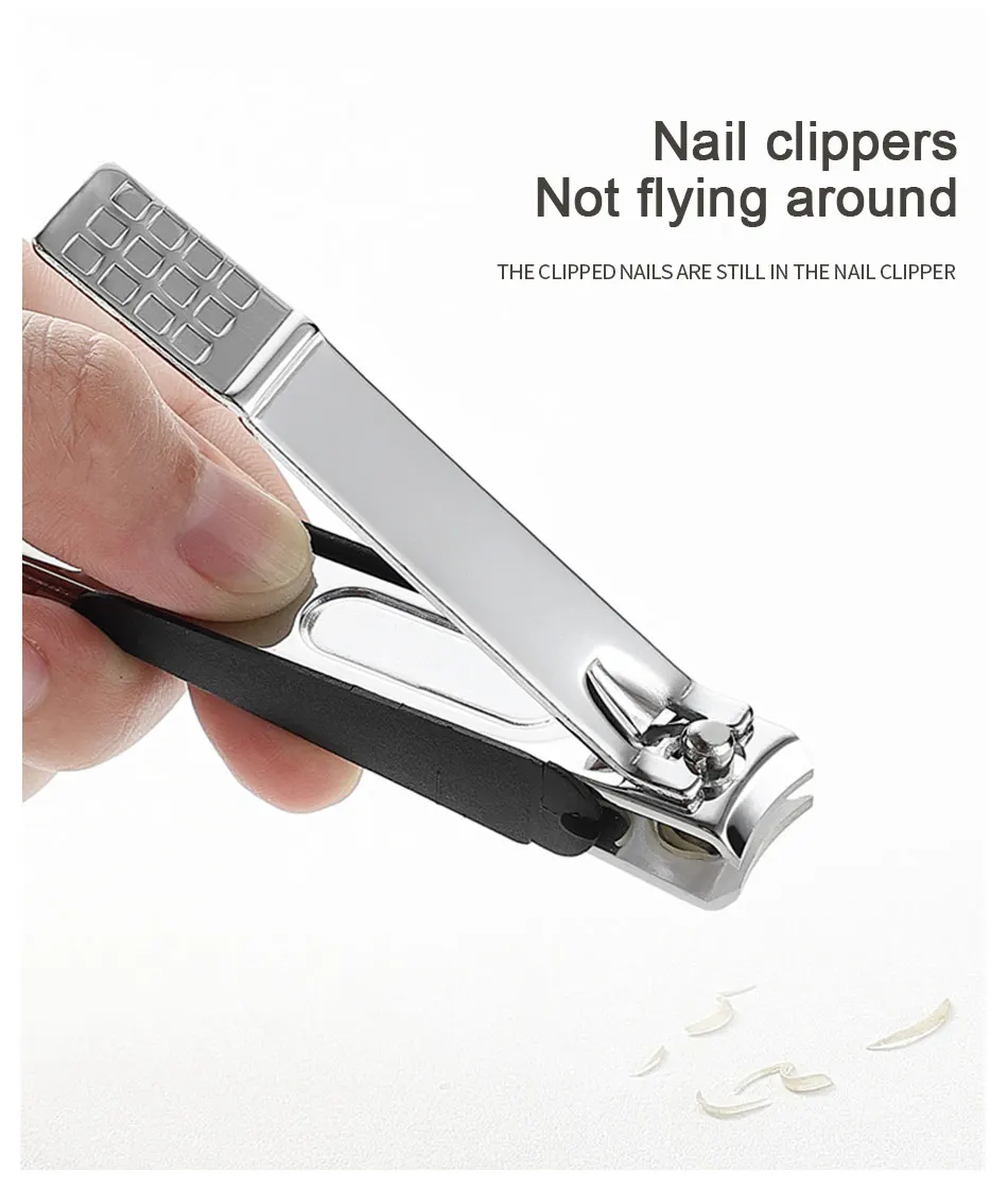 H53293674d27b4b1e825eadf97b41ca5bi Manicure Set Stainless Steel Nail Clippers Cuticle Nipper Pedicure Care Tool Dead Skin Scissor Cleaning Grooming Nail Tools Kit