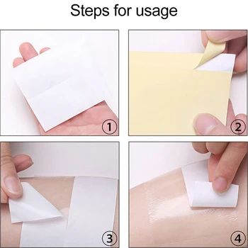 

Practical New 1 Roll Disposable Armpit Sweat Pads Transparent Underarm Antiperspirant Sticker Keep Dry Sticker