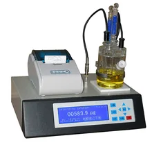 Método da eletricidade método coulomb analisador da umidade do traço do detector solvente do analisador da umidade de karl fischer