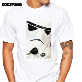 

Hot Sale New Fashion Design Stormtrooper Colorful Printed Men's T-shirt Popular Star Wars Male Funny Tops Hispter Novelty Tee