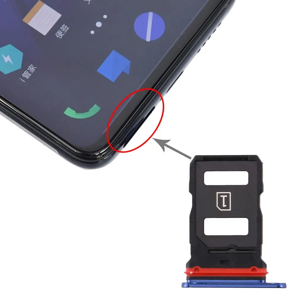 Лоток для sim-карты+ лоток для sim-карты для Vivo iQOO Pro