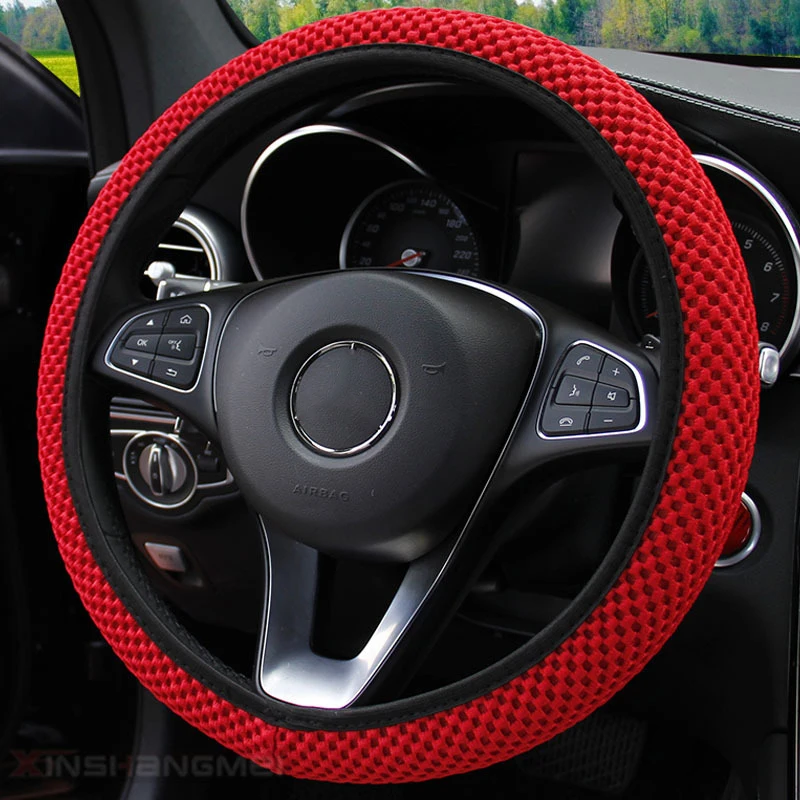 red car steering wheel covers