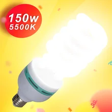 150W oświetlenie fotograficzne LED żarówki 135W 45W E27 podstawa 5500K lampa światło dzienne żarówka do Photo Studio Softbox sprzęt oświetleniowy