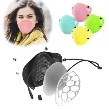 

NEW Silicone Mask Child Adult PM2.5 Protective Face Mask Mouth Nose Disconnect-type Mask Anti-dust Masks Replaceable Filter Mask