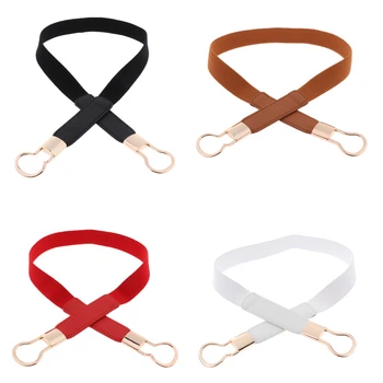 

Fashion Elastic Thin Belts For Women Ladies Stretch Skinny Waist Belt For Dress Black/White/Brown/Red Lady Belt For Jeans
