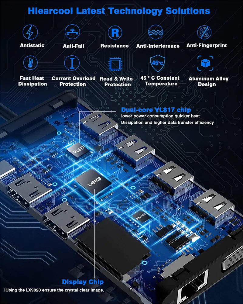 USB-C концентратор 11 в 1 type-c для нескольких USB 3,0 HDMI 4k RJ45 адаптер питания type C концентратор ВЦБ разветвитель для Macbook Pro Air