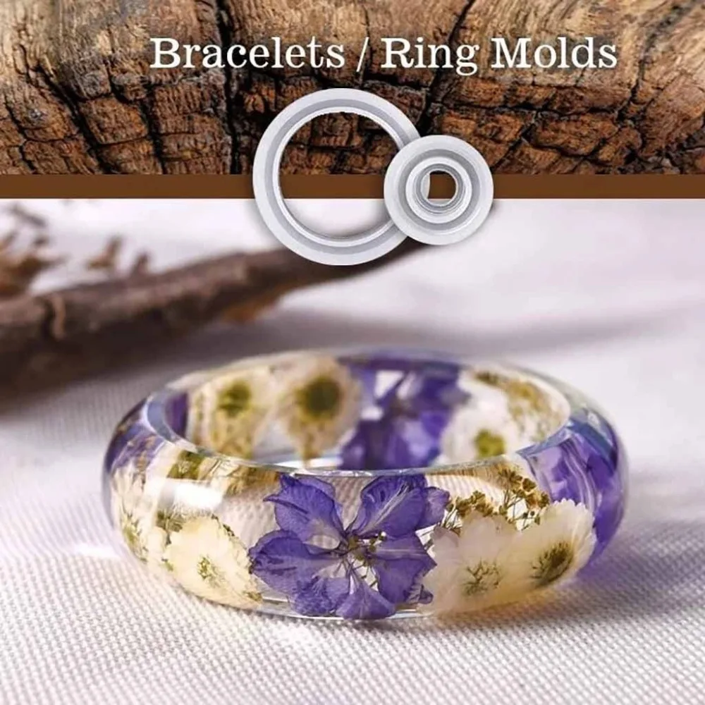 127pcs pendant jewelry mirror glue mold handmade crystal glue mold set DIY crystal glue jewelry mold 20D31 (12)