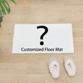 

Customizable Floor Mat PVC Kitchen Mat Soft Leather Door Mat Custom Pattern Doormat