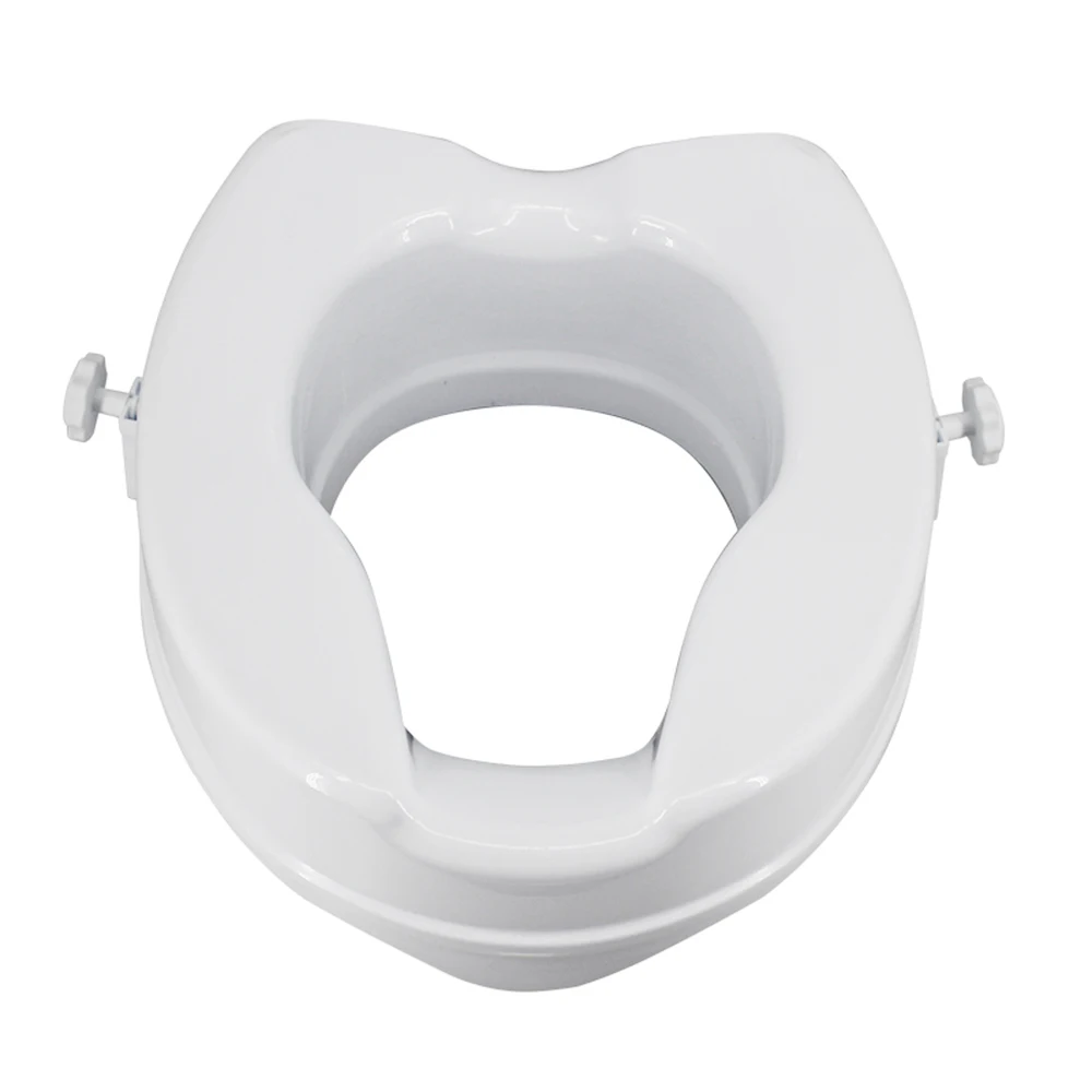 Toilet Seat Accessories Raised 300 Lbs Heavy Duty with Tightening Clamps for Most Elongated Toilets