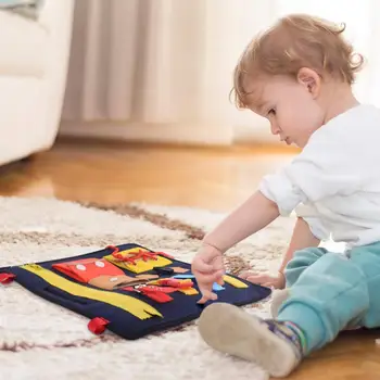 

Toddler Busy Board Basic Skills Learning Activity Board Educational Learning Toys for Children