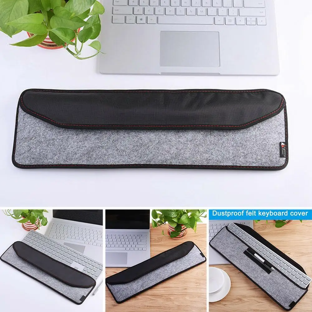 

Soft Felt Keyboard Carrying Case Bag Waterproof Felt Keyboard Magic Surface Protection Sleeve Microsoft Mesh Case For Apple H1A0