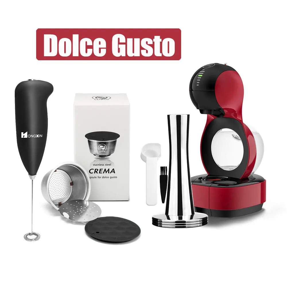 iCafilas Stainless Steel Metal Rusable Dolce Gusto Capsule for Nescafe
