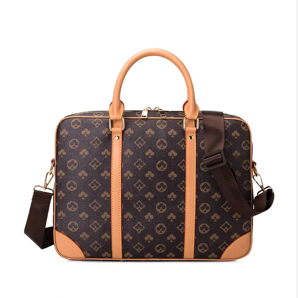 Women Men Business Briefcase Casual Shoulder Bag Large Capacity Laptop Bag for Documents Messenger Bag Male Handbag Travel Bag