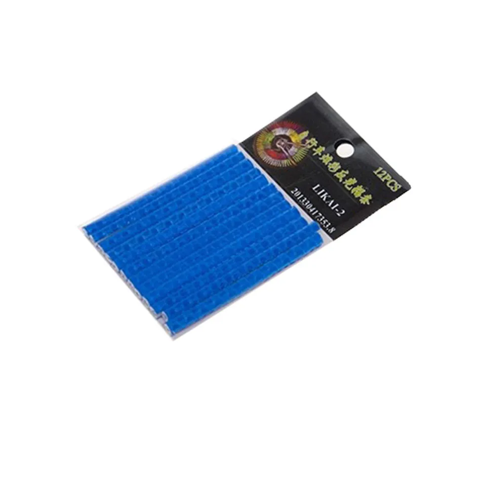 Flash Deal 12 Pcs Bicycle Light Rim Radio Clip Light Tube Safety Warning Light Strip Safety Cycling Reflective Reflector Bike Accessories 14