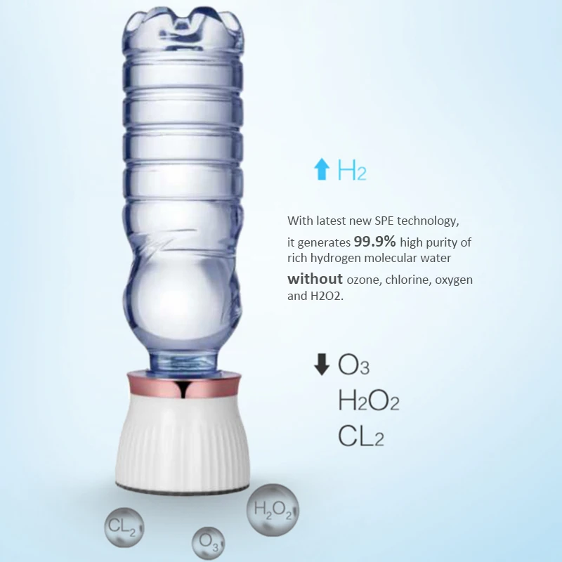 em hidrogênio garrafa de água gerador hidrogenrico
