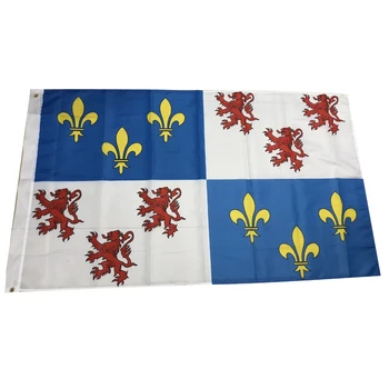 

picardy France 5*3ft French Region Francais Picardie Somme Calais Medieval bn Two buckle