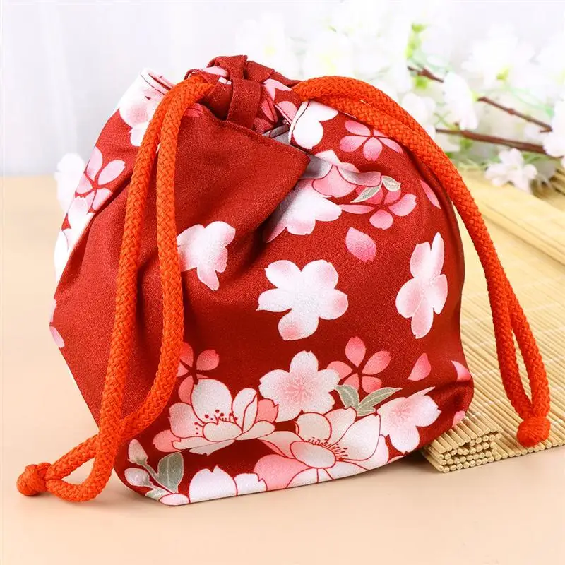 Didiseaon Drawstring Gift Bags Drawstring Gift Bags Japanese Drawstring Bag  Kimono Bag Wrist Bag Embroidered Jewelry Bag Coin Gift Purse Colorful