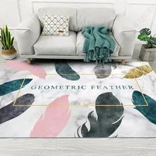 Северный Европейский ветер ковер простой современный спальня покрыта Татами Коврики на диван кровать журнальный столик для гостиной