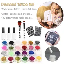 Блестящие Временные татуировки, красочные, крутые, милые, художественные, водостойкие, временные татуировки для подростков и взрослых, новинка, распродажа