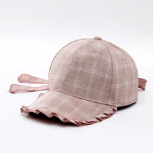 Новая Грация шляпа Женская бейсбольная кепка Дамская шнуровка Кепка бант изгиб козырек шляпа