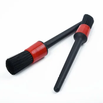 

Wild pig hair Car Cleaning brushes Kit Black Auto Washing Detailing Wheels