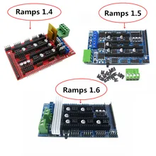 RAMPS 1,4 1,5 1,6 часть панели материнская плата 3D принтеры части щит красный черный управления