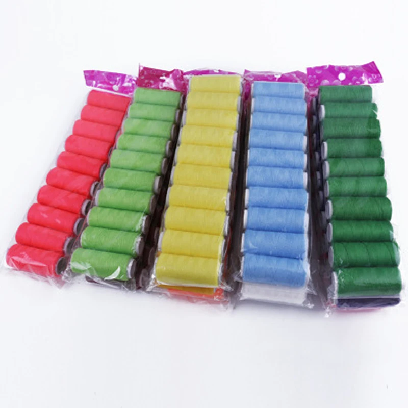 Red 10pc Швейная нить 39 цветов нитки для ручного шитья домашняя вышивка, швейная машина линия коробка Сильная и прочная ручная строчка - Цвет: Red 10pc