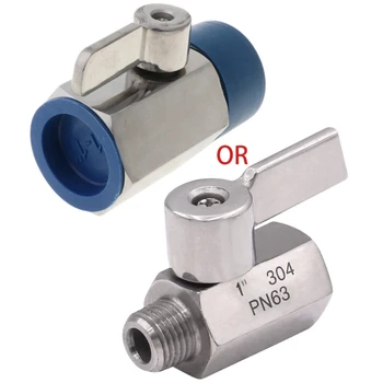 

PN63 Female to Male 2 Way Mini Ball Valve 1in/1"/2"/3"/4"/6" 316 Brewer High Quality Hardware Home Improvement Stainless