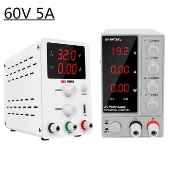 

Mini High-precision 60V 5A LED Display Switching Adjustable Dc Power Supply Digital Transformers Power Supplies