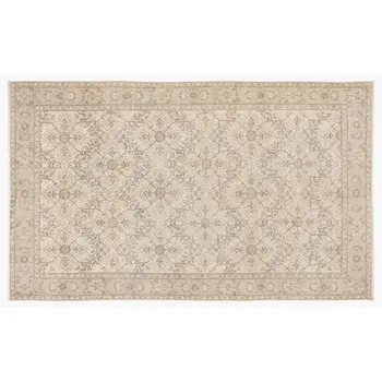 

Handmade Beige Vintage English English Area Rug 176x290 Cm-5'9''X9'6''
