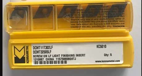 10 шт. KENNAMETAL твердосплавная вставка DCMT11T302LF KC5010
