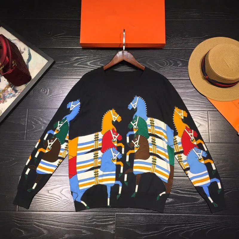 

AH0958 Fashion women's Sweaters 2019 Runway Luxury famous Brand European Design party style women's Clothing