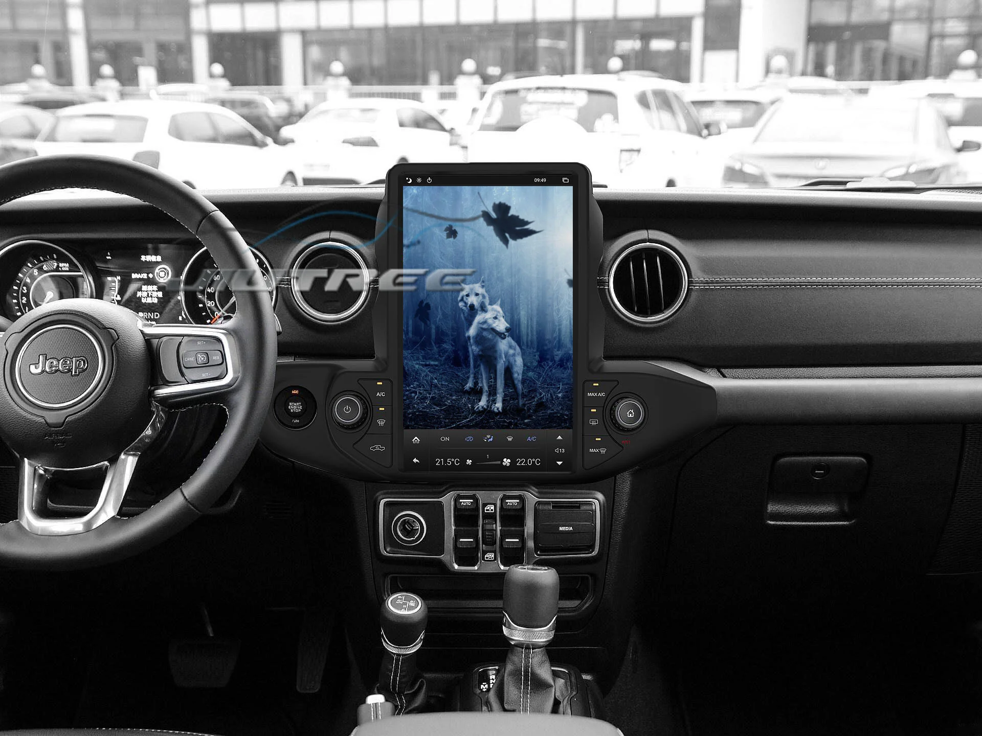

Android Car Radio For Jeep Wrangler 2018 2019 2020 2021 GPS Navigation DVD Multimedia Player Auto Stereo Receiver Head Unit