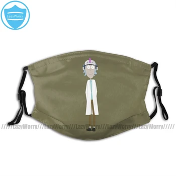 

Rick And Morty Mouth Face Mask Rick Sanchez Facial Mask Cool Fashion with 2 Filters for Adult