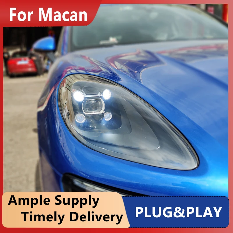 

Car Styling Head Lamp for Macan Headlights 2014-2017 Macan 95B LED Headlight DRL High Low Beam Upgrade Head Lamp Accessories Ca