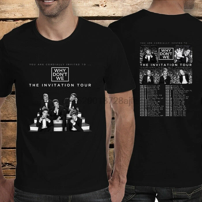 

The Invitation Why Dont We Tour 2019 New T-shirt Unisex