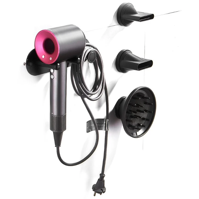 Не содержит гвоздей для Dyson аксессуары для фена держатель для хранения стойки насадка Вешалка Набор Фен держатель насадка вешалка
