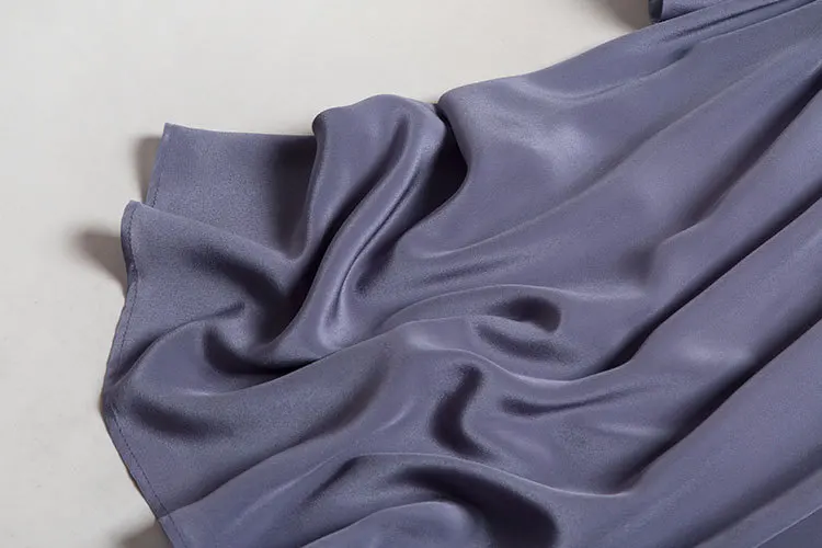 Silk Silk Dress Female Fall 2020) New Long-Sleeved