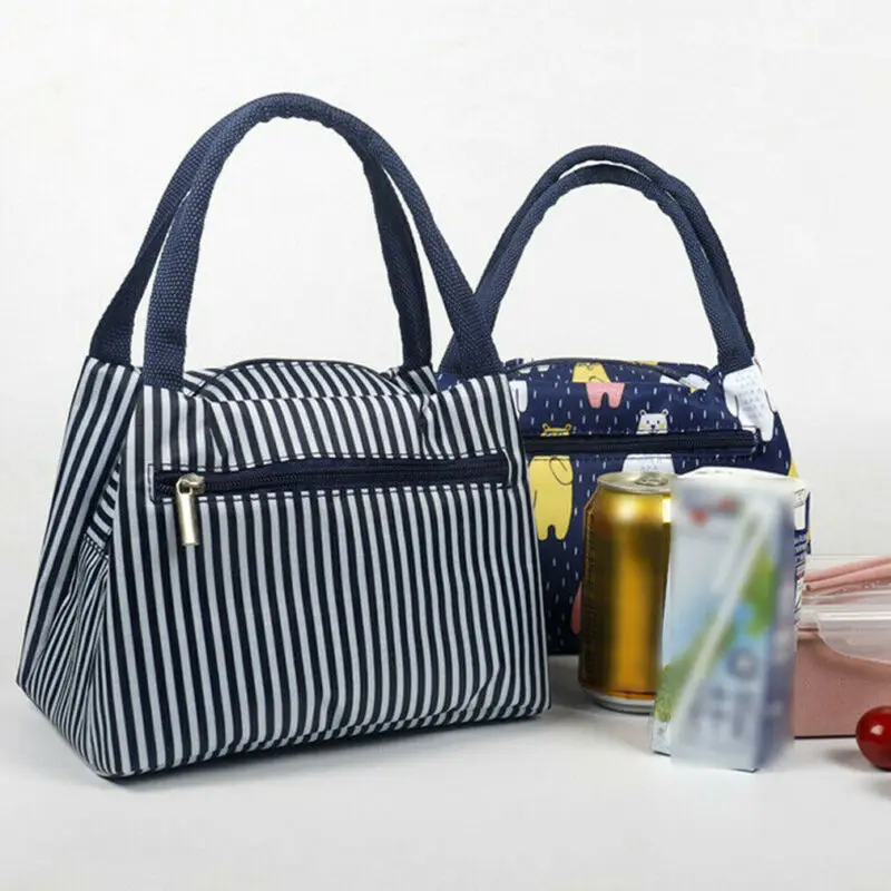 Детские Взрослые печатные сумки для обеда пикника Изолированные сумки школьный рюкзак для ланча изоляционная сумка