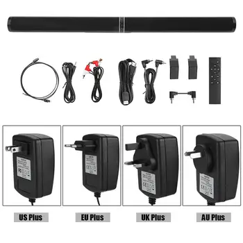 

Bluetooth Speaker Home Theater Stereo Surround Sound Bar SoundBox Three Placement Modes Black Speakers 100-240V