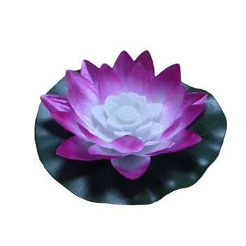 

LED Wishing Light Romantic Lotus Water Latern Lamp Flower Pool Light Colorful Water Latern Candle Lamp for Wedding Party Festiva