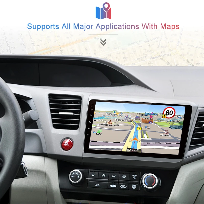 Excellent AWESAFE for Honda Civic 2012 2013 2014 2015 Car Radio Multimedia video player GPS No 2din 2 din Android 8.1 2G+32G 3