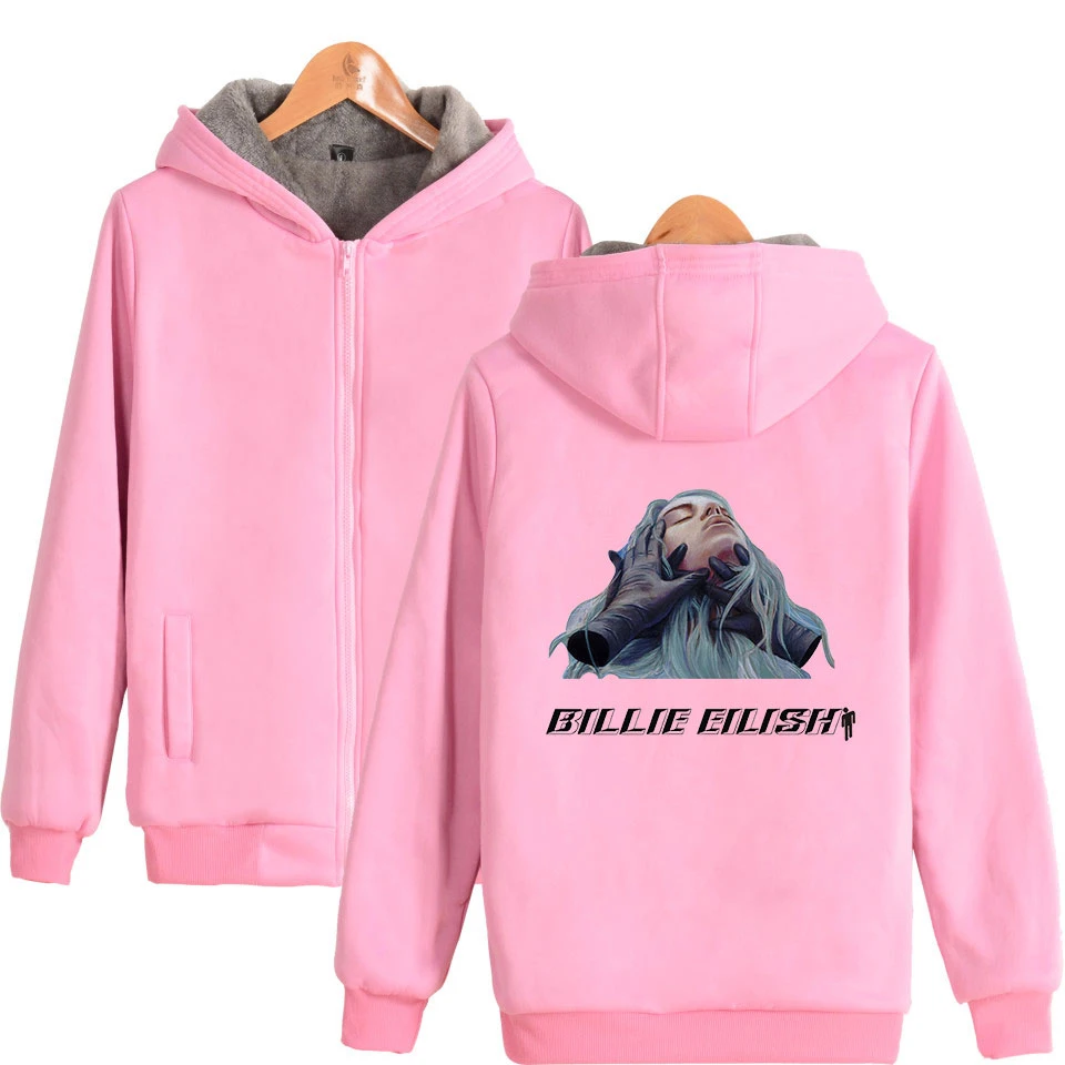 Billie eilish Новая повседневная толстовка с капюшоном на молнии harajuku популярная горячая Распродажа толстовки для мужчин и женщин уличная Толстовка